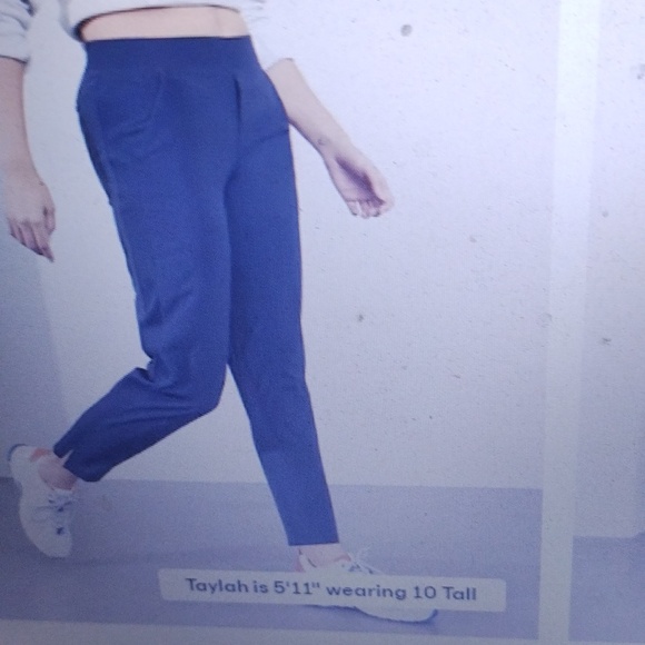 Athleta Brooklyn ankle pants size 12 Tall Black Pull on - Picture 6 of 7